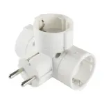 Casa si Gradina - Electrice - Accesorii electrice - Prelungitoare, triple, fise - Distribuitor tip T 3x schuko socluri 250V 16A 3680W TPF-36 Home - Infinity.ro