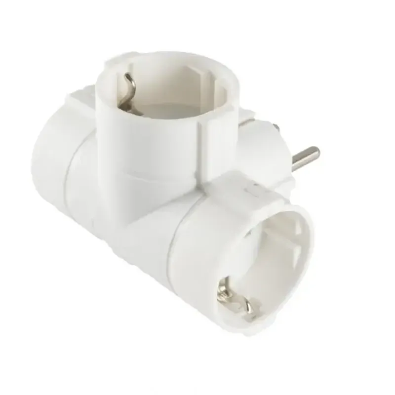 Casa si Gradina - Electrice - Accesorii electrice - Prelungitoare, triple, fise - Distribuitor tip T 3x schuko socluri 250V 16A 3680W TPF-36 Home - Infinity.ro