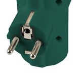 Casa si Gradina - Electrice - Accesorii electrice - Prelungitoare, triple, fise - Distribuitor tip T 3x schuko cu protectie verde TPF-26/GR Home - Infinity.ro