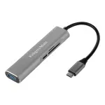 PC, gaming si accesorii - Retelistica - Hub-uri - HUB USB Type C - HDMI USB3.0 SD MICROSD +USB Type C KRUGER&MATZ - Infinity.ro