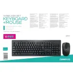 PC, gaming si accesorii - Periferice PC - Tastaturi - Kit tastatura si mouse wireless Omega OKM081WB 1000DPI USB - Infinity.ro
