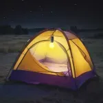 Casa si Gradina - Corpuri si surse de iluminat - Iluminat exterior - Lampi solare - Lampa solara suspendata forma bec LED 5W 100lm +USB-C 400mAh PHENOM 18585 - Infinity.ro