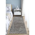 Casa si Gradina - Textile si covoare - Covoare - Covoare casa - Covor, model in relief, wave, 200x300 gri - Infinity.ro