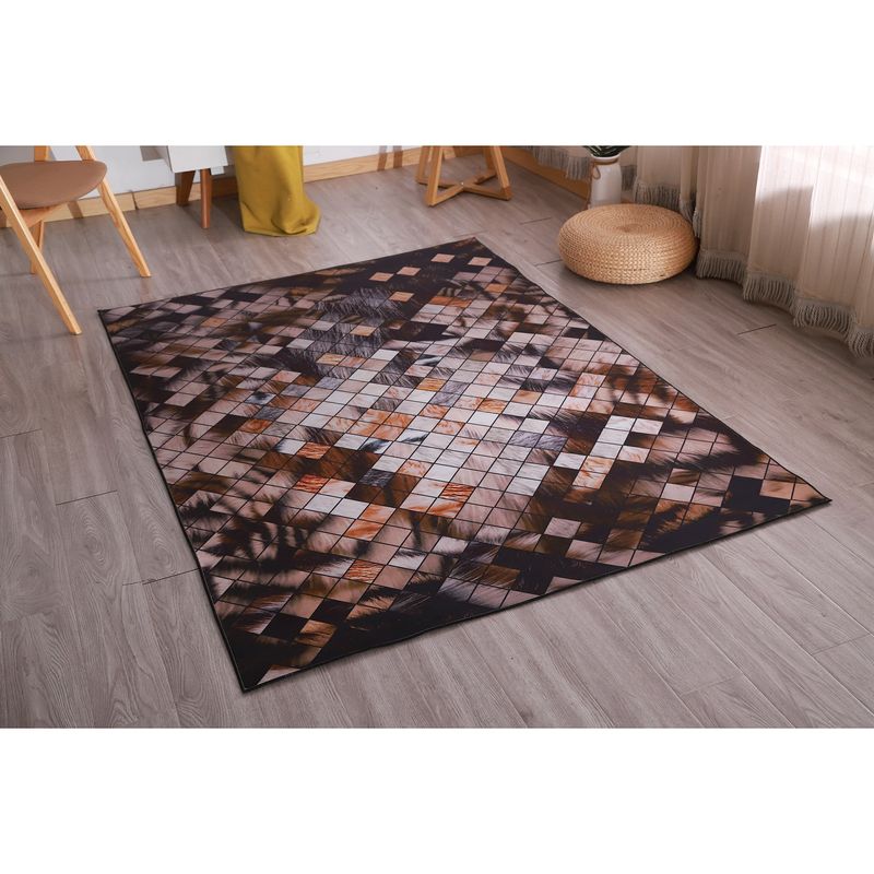 Casa si Gradina - Textile si covoare - Covoare - Covoare casa - Covor cu print digital 3D Patch Heinner Home, 200x300 cm, poliester 100%, spate antiderapant - Infinity.ro