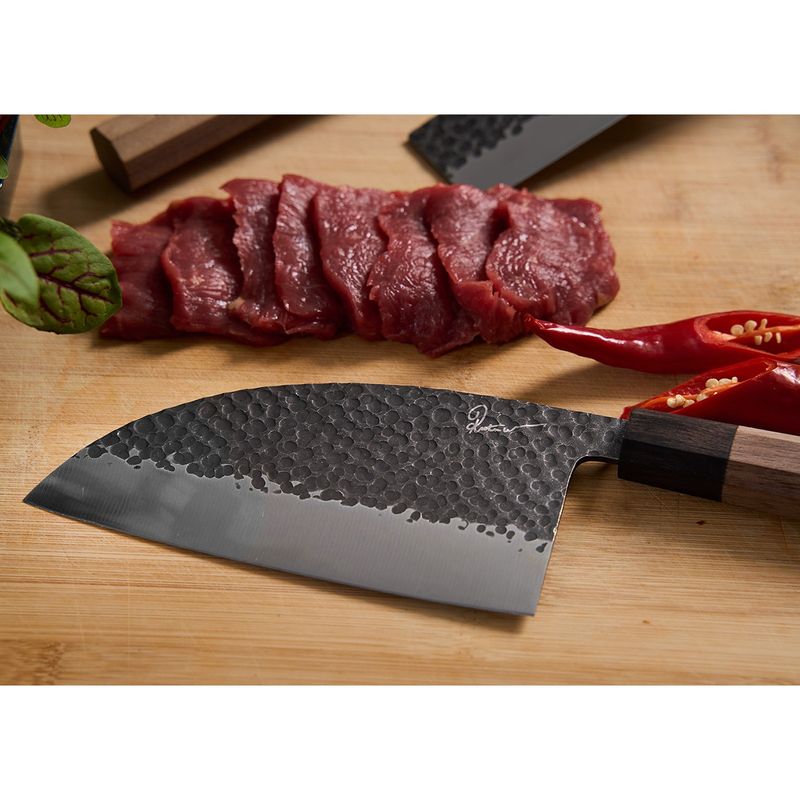 Casa si Gradina - Bucatarie si vesela - Vesela si tacamuri - Cutite si seturi de cutite - Satar Cooking by Heinner - Samurai Gourmet by Rikito Watanabe, inox hammer, 17 cm - Infinity.ro