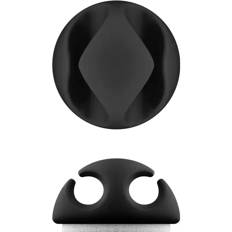 Carti si Birotica - Birotica - Accesorii de birou - Alte accesorii birou - Organizatoare cabluri 6buc cu 2 sloturi negru Goobay - Infinity.ro