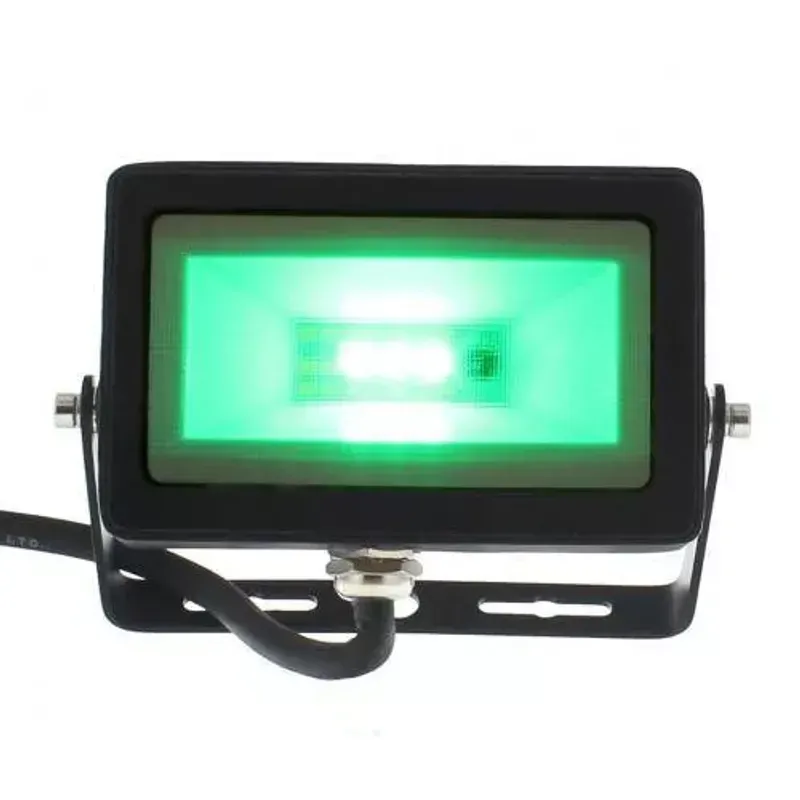 Casa si Gradina - Corpuri si surse de iluminat - Iluminat exterior - Instalatii luminoase exterior - Proiector cu LED 7W 470lm IP65 RGB multicolor cu telecomanda Well - Infinity.ro