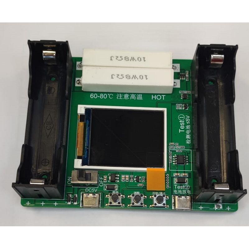 Casa si Gradina - Electrice - Accesorii electrice - Baterii, acumulatori si incarcatoare - Tester 18650 cu display conector USB TYPE C - Infinity.ro