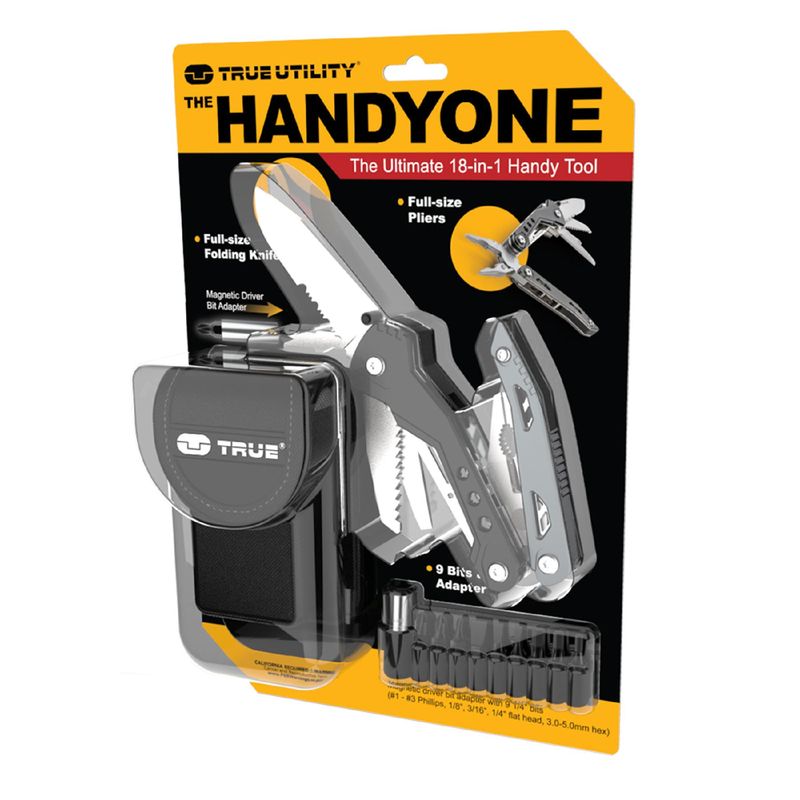 Casa si Gradina - Constructii - Scule de mana si unelte - Seturi scule - TRUE UTILITY HANDYONE TU181 18 in 1 din otel inoxidabil - Infinity.ro