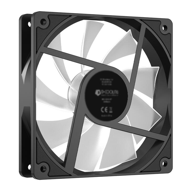PC, gaming si accesorii - Componente PC - Coolere si Ventilatoare PC - Ventilatoare PC - Ventilator ID-Cooling XF-120 120mm 12V negru aRGB rulmenti Hydraulic Bearing anti-vibratii 500-1500RPM 4pin 3pin XF-120-ARGB-K - Infinity.ro