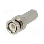 PC, gaming si accesorii - Retelistica - Cabluri si accesorii - Mufa BNC tata prin insurubare pentru cablu RG6U pin aurit - Infinity.ro