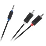TV, Audio-Video si Foto - Accesorii TV si audio - Cabluri si adaptoare audio - Cablu Jack 3.5 mm la 2x RCA 10m Cabletech - Infinity.ro