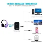 PC, gaming si accesorii - Retelistica - Wireless - Adaptoare wireless - Bluetooth Emitator si Receptor V4.1 la JACK 3.5 mm RRTR01 BT - Infinity.ro