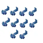 PC, gaming si accesorii - Retelistica - Cabluri si accesorii - Set 10 conectori rapizi cabluri 1.5-2.5 mm albastru Goobay 17015-10 - Infinity.ro