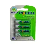 Casa si Gradina - Electrice - Accesorii electrice - Baterii, acumulatori si incarcatoare - Set 4 acumulatori PKCELL AA /R6 Ni-MH 1.2V 2600mAh (618) - Infinity.ro