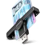 TV, Audio-Video si Foto - Aparate foto si accesorii - Accesorii foto si video - Card reader - Smart Card PocketReader AXAGON CRE-SMPA USB-A - Infinity.ro