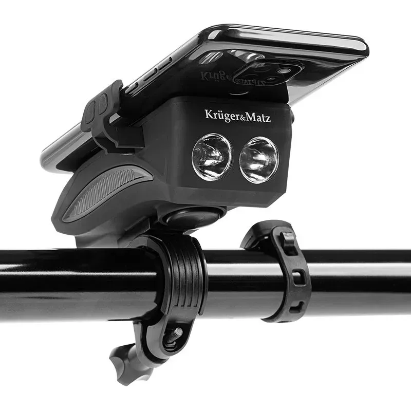 Sport si Outdoor - Ciclism - Accesorii pentru biciclete - Suporturi accesorii biciclete - Suport de telefon pentru bicicleta 3in1 XT50 KRUGER&MATZ - Infinity.ro