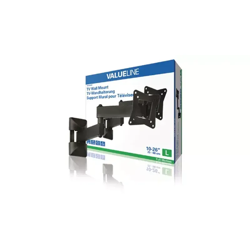 TV, Audio-Video si Foto - Accesorii TV si audio - Suporturi TV - Suport TV fixare pe perete 10-26" 25-66cm 15kg VALUELINE - Infinity.ro