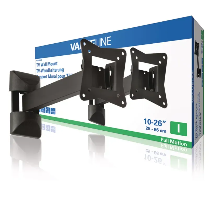 TV, Audio-Video si Foto - Accesorii TV si audio - Suporturi TV - Suport TV de fixare pe perete 10-26" 25-66cm 15kg VALUELINE - Infinity.ro