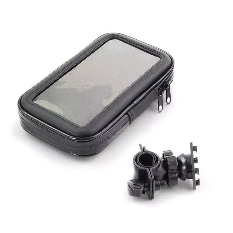 Sport si Outdoor - Ciclism - Accesorii pentru biciclete - Suporturi accesorii biciclete - Suport cu Husa telefon prindere bicicleta 82x160mm SAND ESPERANZA - Infinity.ro
