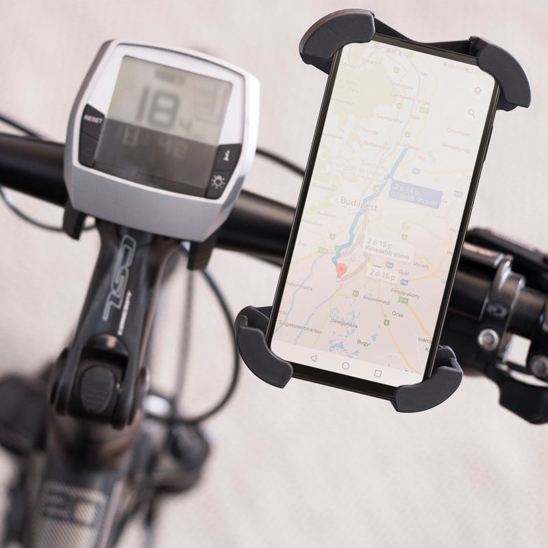 Sport si Outdoor - Ciclism - Accesorii pentru biciclete - Suporturi accesorii biciclete - Suport telefon mobil pentru ghidon bicicleta trotineta SA065 SAL - Infinity.ro