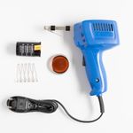 Casa si Gradina - Constructii - Scule electrice si accesorii - Pistoale de lipit - Set pistol de lipit 75W 230V +5buc varfuri de lipit +sacaz de lipit +25g fludor HOME - Infinity.ro