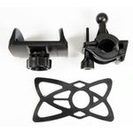 Sport si Outdoor - Ciclism - Accesorii pentru biciclete - Suporturi accesorii biciclete - Suport telefon pentru bicicleta negru Inter-Tech MTH-200 55 x 70 x 120 mmm - Infinity.ro