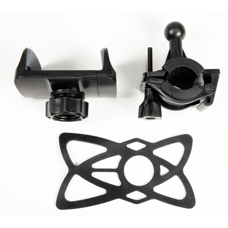 Sport si Outdoor - Ciclism - Accesorii pentru biciclete - Suporturi accesorii biciclete - Suport telefon pentru bicicleta negru Inter-Tech MTH-200 55 x 70 x 120 mmm - Infinity.ro