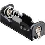Casa si Gradina - Electrice - Accesorii electrice - Baterii, acumulatori si incarcatoare - Suport baterie 1x N LADY FR1 HR1 LR1 cu lamela pentru lipire negru 11991 Goobay - Infinity.ro
