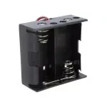 Casa si Gradina - Electrice - Accesorii electrice - Baterii, acumulatori si incarcatoare - Suport baterii 2x D R20 cu terminal cablu 150mm COMF BH-121-1A - Infinity.ro