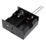 Casa si Gradina - Electrice - Accesorii electrice - Baterii, acumulatori si incarcatoare - Suport baterii 2x D R20 cu terminal cablu 150mm COMF BH-121-1A - Infinity.ro
