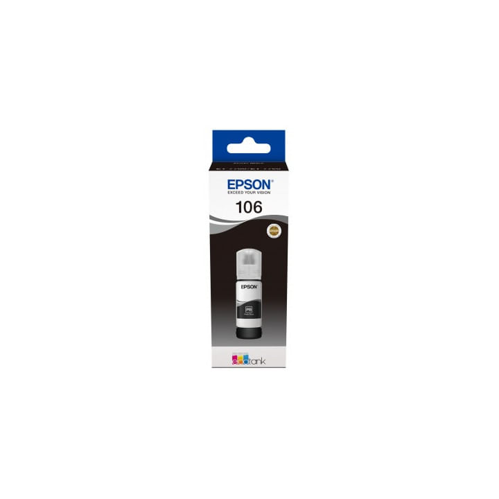 Cartus Cerneala Original Epson Black, nr.106, pentru L7160, L7180, 70ml, (timbru verde 0.15 lei), "C13T00R140"(RAPO)
