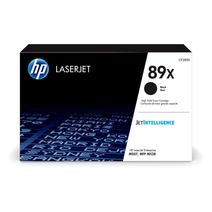 Toner Original HP Black, nr.89X, pentru LaserJet MFP M507, M528, 10K, (timbru verde 1.2 lei), "CF289X"