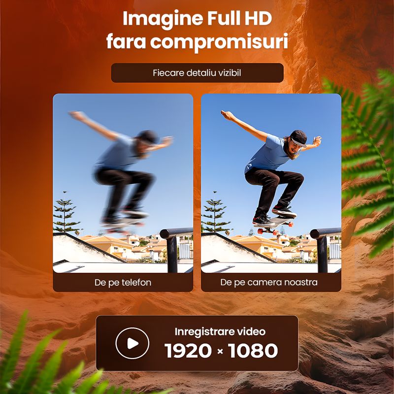 TV, Audio-Video si Foto - Camere de actiune si drone - Camere de actiune - Camera de actiune Technovici 1080P Full HD, WiFi, Husa rezistenta la apa 30m, Unghi 120°, Baterie 800mAh, Prindere - Infinity.ro