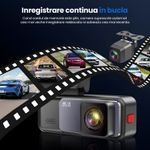 Auto si Moto - Electronice auto - Camere auto si DVR - Camera Auto Dubla 4K Ultra HD + 2K, WiFi GPS ADAS, Unghi 170° Fata 120° Spate, G-Sensor, Vedere 64GB - Infinity.ro