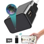 Laptop, Telefoane si Tablete - Wearables si gadgeturi - Gadgeturi - Dispozitive spionaj - Camera Spy Ascunsa in Incarcator USB WiFi cu Card 16GB, Full HD 1080p, Detectie Miscare, Aplicatie HDlivecam, - Infinity.ro