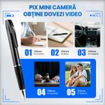 Laptop, Telefoane si Tablete - Wearables si gadgeturi - Gadgeturi - Dispozitive spionaj - Pix Camera Spion WiFi Full HD 1080P, Mini Camera Ascunsa, Detectie Miscare, Streaming Live, Control - Infinity.ro