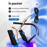 Laptop, Telefoane si Tablete - Wearables si gadgeturi - Gadgeturi - Dispozitive spionaj - Mini Camera Spion WiFi pe Cablu Flexibil Full HD 1080P 16GB, Modul Supraveghere Wireless, Detectie Miscare - Infinity.ro