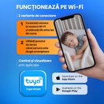 Laptop, Telefoane si Tablete - Wearables si gadgeturi - Gadgeturi - Dispozitive spionaj - Mini Camera Spion WiFi pe Cablu Flexibil Full HD 1080P 8GB, Modul Supraveghere Wireless, Detectie Miscare - Infinity.ro
