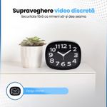 Laptop, Telefoane si Tablete - Wearables si gadgeturi - Gadgeturi - Dispozitive spionaj - Ceas Desteptator cu Camera Spy Ascunsa WiFi, 128GB, 4K Live Streaming, Full HD 1080p, Detectie Miscare, Alarma - Infinity.ro