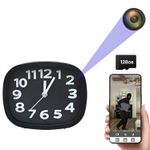 Laptop, Telefoane si Tablete - Wearables si gadgeturi - Gadgeturi - Dispozitive spionaj - Ceas Desteptator cu Camera Spy Ascunsa WiFi, 128GB, 4K Live Streaming, Full HD 1080p, Detectie Miscare, Alarma - Infinity.ro