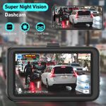 Auto si Moto - Electronice auto - Camere auto si DVR - Camera Auto Dubla 4K Ultra HD WiFi, Inregistrare Fata FHD + Spate 1080P, Waterproof, Night Vision Sony Starvis, 128GB - Infinity.ro