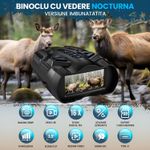 TV, Audio-Video si Foto - Optica, astronomie si metrologie - Optica si astronomie - Binocluri & lunete - Binoclu Vedere Nocturna 4K, 16GB, Ecran 3.5", Zoom 16X, Baterie 5000mAh, 9 Niveluri IR, IP54 Rezistent Apa - Infinity.ro