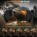 TV, Audio-Video si Foto - Optica, astronomie si metrologie - Optica si astronomie - Binocluri & lunete - Binoclu Night Vision 4K, 128GB, Infrarosu 800m, Ecran HD 4", Video 48MP, Foto, Zoom 10x Digital, Baterie - Infinity.ro