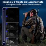 TV, Audio-Video si Foto - Optica, astronomie si metrologie - Optica si astronomie - Binocluri & lunete - Binoclu Night Vision 4K, 128GB, Infrarosu 800m, Ecran HD 4", Video 48MP, Foto, Zoom 10x Digital, Baterie - Infinity.ro