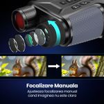 TV, Audio-Video si Foto - Optica, astronomie si metrologie - Optica si astronomie - Binocluri & lunete - Binoclu Night Vision 4K, 32GB, Ecran 4.55", Zoom 8x, Infrarosu 7 Niveluri, Baterie 4500mAh, IP54 - Infinity.ro