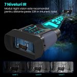 TV, Audio-Video si Foto - Optica, astronomie si metrologie - Optica si astronomie - Binocluri & lunete - Binoclu Night Vision 4K, 64GB, Ecran 4.55", Zoom 8x, Infrarosu 7 Niveluri, Baterie 4500mAh, IP54 - Infinity.ro
