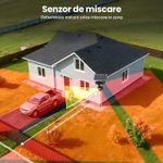 Casa si Gradina - Electrice - Smart Home - Camere de supraveghere - Camera de supraveghere solara 3 Obiective 5MP, 4G SIM + WiFi, Panou 7.5W, Night Vision, 64GB - Infinity.ro