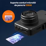 Auto si Moto - Electronice auto - Camere auto si DVR - Camera Auto Dubla Technovici WiFi, Card 32GB inclus, Fata si Marsarier, Control din Telefon, Inregistrare 2.5K QHD - Infinity.ro