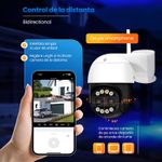 Casa si Gradina - Electrice - Smart Home - Camere de supraveghere - Camera de supraveghere exterior, 8MP, zoom digital 8x, vedere nocturna color, IP66, alb, microSD 128GB inclus - Infinity.ro